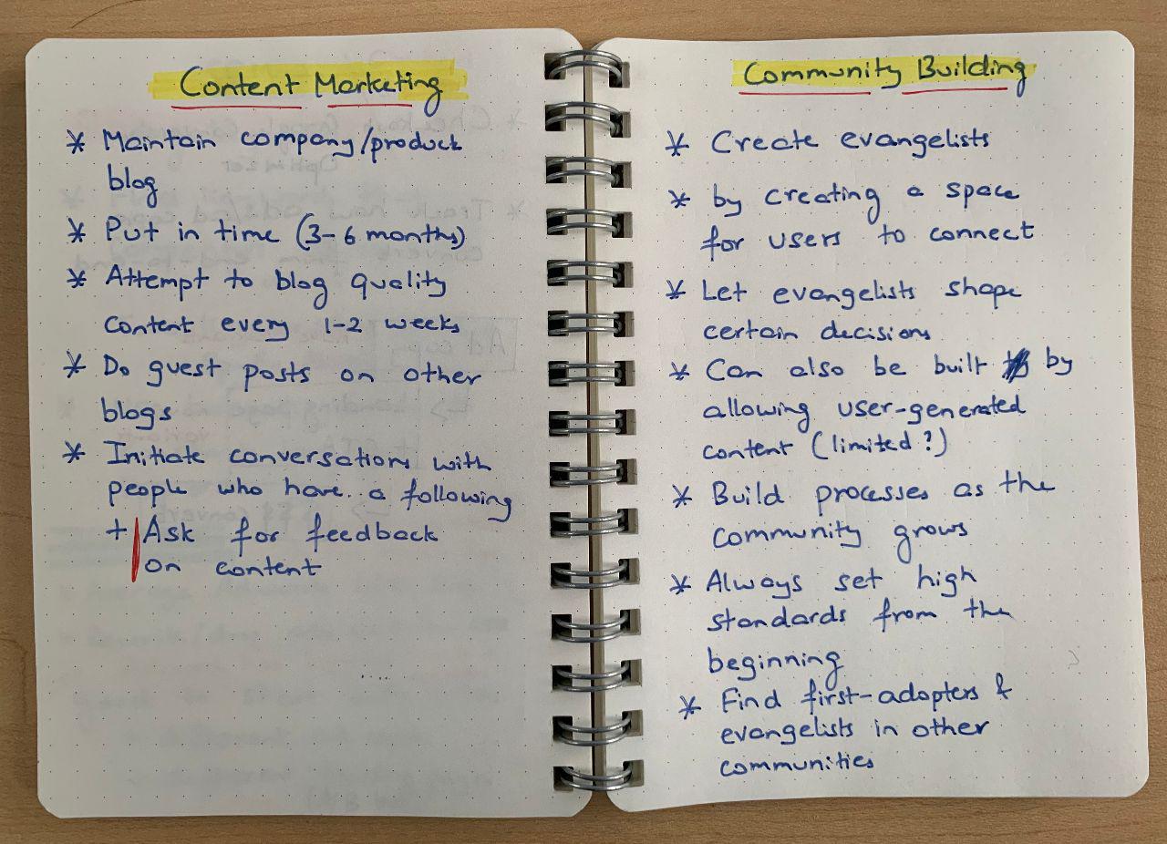 Traction book: Content Marketing and Community Building