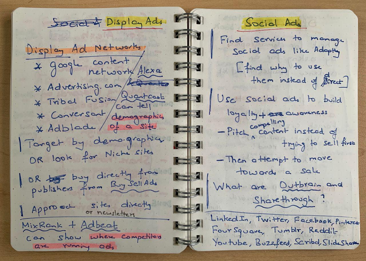Traction book: Display Ads and Social Ads